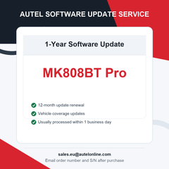 Autel MK808BT Pro One Year Software Update Service