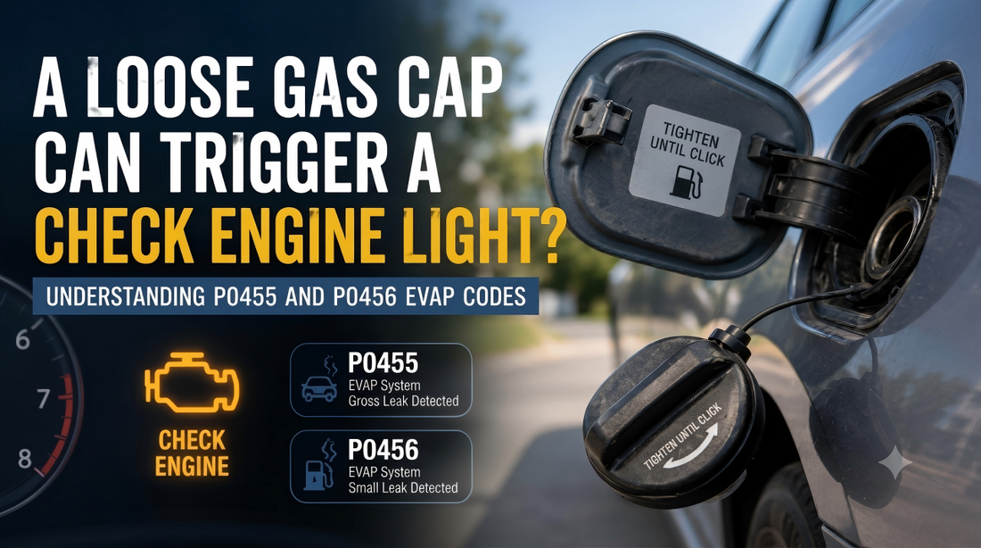 A Loose Gas Cap Can Trigger a Check Engine Light? Understanding P0455 and P0456 EVAP Codes