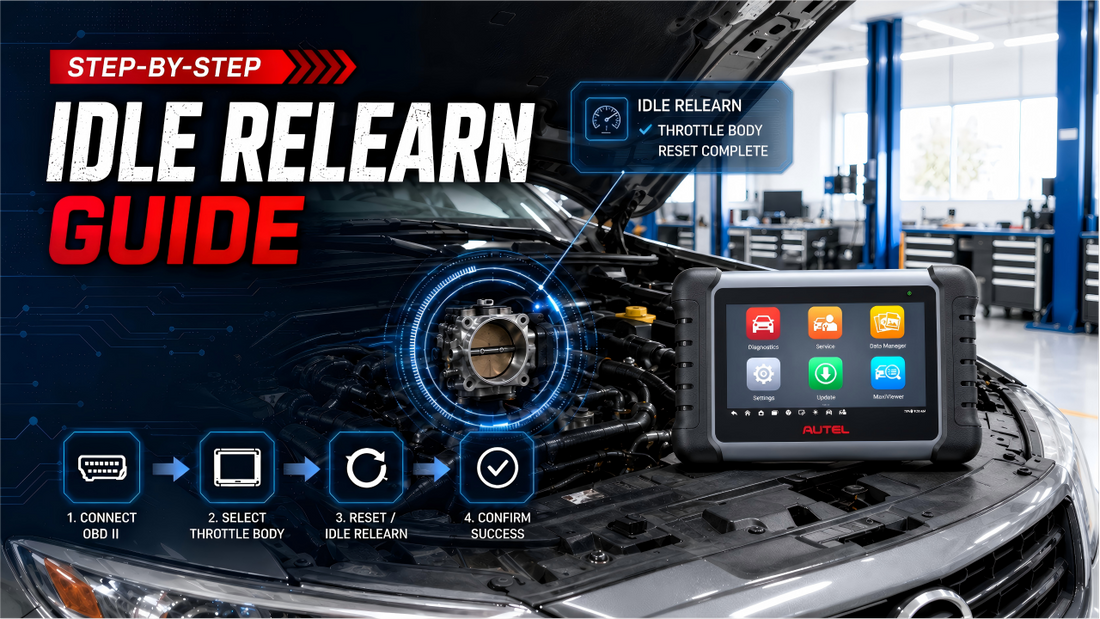 Step-by-Step Idle Relearn Guide: Resetting Your Throttle Body via Autel MK808S