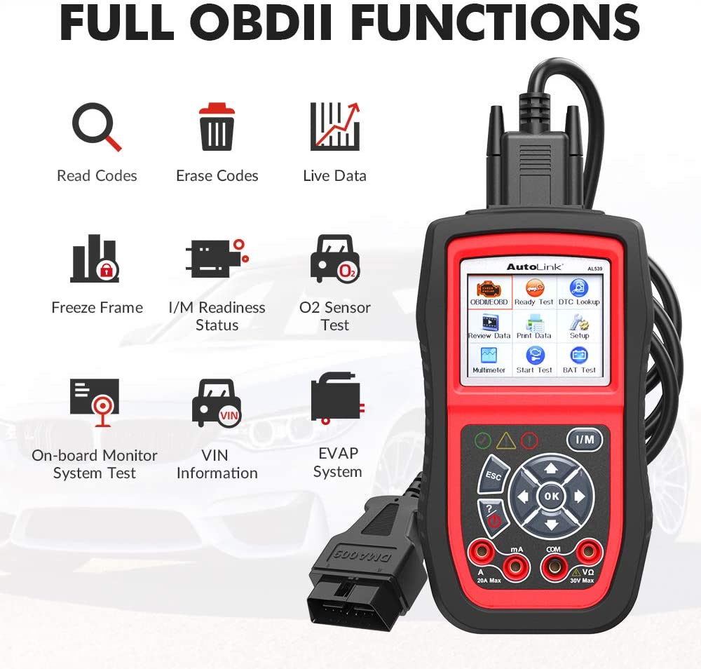 Autel Connecter Programing Code Lecteur de codes OBDII Autel AutoLink AL539B – eu.autelonline.com